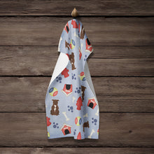 Load image into Gallery viewer, Dog House Collection Staffordshire Bull Terrier Chocolate Kitchen Towel – Artistic Dish Towel for Everyday Use BB2661KTWL