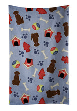 Load image into Gallery viewer, Dog House Collection Chocolate Labrador Kitchen Towel – Artistic Dish Towel for Everyday Use BB2669KTWL