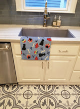 Load image into Gallery viewer, Dog House Collection Black Labrador Kitchen Towel – Artistic Dish Towel for Everyday Use BB2670KTWL