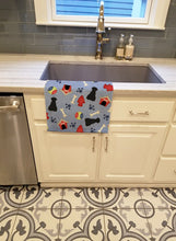 Load image into Gallery viewer, Dog House Collection Giant Schnauzer Kitchen Towel – Artistic Dish Towel for Everyday Use BB2679KTWL