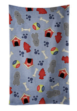 Load image into Gallery viewer, Dog House Collection Poodle Silver Kitchen Towel – Artistic Dish Towel for Everyday Use BB2681KTWL