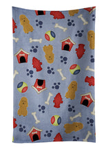 Load image into Gallery viewer, Dog House Collection Poodle Tan Kitchen Towel – Artistic Dish Towel for Everyday Use BB2682KTWL