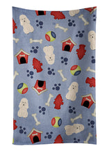 Load image into Gallery viewer, Dog House Collection Poodle White Kitchen Towel – Artistic Dish Towel for Everyday Use BB2683KTWL