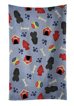 Load image into Gallery viewer, Dog House Collection Poodle Black Kitchen Towel – Artistic Dish Towel for Everyday Use BB2684KTWL