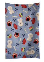 Load image into Gallery viewer, Dog House Collection Bichon Frise Kitchen Towel – Artistic Dish Towel for Everyday Use BB2688KTWL