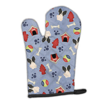 Load image into Gallery viewer, Dog House Collection Papillon Black White Oven Mitt BB2689OVMT