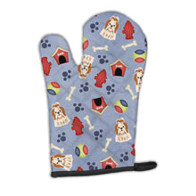 Load image into Gallery viewer, Dog House Collection Shih Tzu Red White Oven Mitt BB2700OVMT