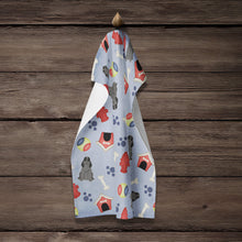 Load image into Gallery viewer, Dog House Collection Cocker Spaniel Black Kitchen Towel – Artistic Dish Towel for Everyday Use BB2705KTWL