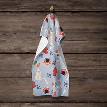 Load image into Gallery viewer, Dog House Collection Cocker Spaniel Buff Kitchen Towel – Artistic Dish Towel for Everyday Use BB2707KTWL