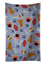 Load image into Gallery viewer, Dog House Collection Cocker Spaniel Red Kitchen Towel – Artistic Dish Towel for Everyday Use BB2708KTWL