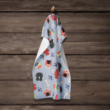 Load image into Gallery viewer, Dog House Collection Pekingnese Black Kitchen Towel – Artistic Dish Towel for Everyday Use BB2720KTWL