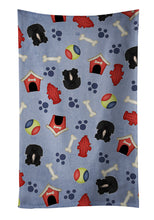 Load image into Gallery viewer, Dog House Collection Pekingnese Black Kitchen Towel – Artistic Dish Towel for Everyday Use BB2720KTWL