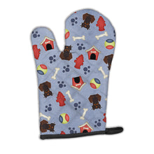 Load image into Gallery viewer, Dog House Collection Wire Haired Dachshund Chocolate Oven Mitt BB2742OVMT