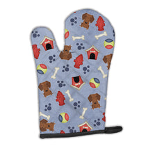 Load image into Gallery viewer, Dog House Collection Dachshund Red Brown Oven Mitt BB2743OVMT