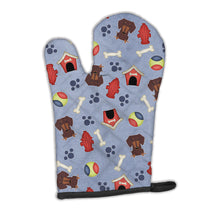 Load image into Gallery viewer, Dog House Collection Dachshund Chocolate Oven Mitt BB2744OVMT