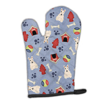 Load image into Gallery viewer, Dog House Collection Bull Terrier White Oven Mitt BB2751OVMT