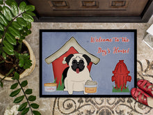 Load image into Gallery viewer, Dog House Collection Pug Cream Doormat - 24x36 Decorative Floor Mat – Indoor/Outdoor Rug with Artistic Flair BB2758JMAT