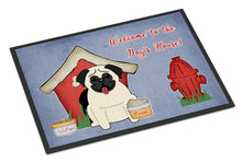 Load image into Gallery viewer, Dog House Collection Pug Cream Doormat - 24x36 Decorative Floor Mat – Indoor/Outdoor Rug with Artistic Flair BB2758JMAT