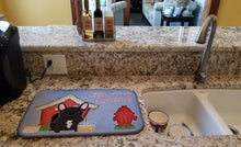 Load image into Gallery viewer, Dog House Collection French Bulldog Brindle Dish Drying Mat – Absorbent, Artistic Kitchen Essentials BB2763DDM
