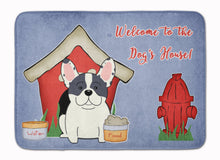 Load image into Gallery viewer, Dog House Collection French Bulldog Piebald Machine Washable Memory Foam Mat BB2765RUG