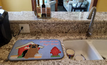 Load image into Gallery viewer, Dog House Collection Mastiff Brindle Dish Drying Mat – Absorbent, Artistic Kitchen Essentials BB2769DDM