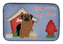 Load image into Gallery viewer, Dog House Collection Mastiff Brindle Dish Drying Mat – Absorbent, Artistic Kitchen Essentials BB2769DDM