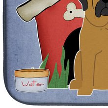 Load image into Gallery viewer, Dog House Collection Mastiff Dish Drying Mat – Absorbent, Artistic Kitchen Essentials BB2772DDM