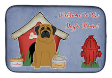Load image into Gallery viewer, Dog House Collection Mastiff Dish Drying Mat – Absorbent, Artistic Kitchen Essentials BB2772DDM