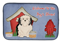 Load image into Gallery viewer, Dog House Collection Lowchen Dish Drying Mat – Absorbent, Artistic Kitchen Essentials BB2773DDM
