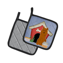 Load image into Gallery viewer, Dog House Collection Karelian Bear Dog Pot Holders - Set of 2 - Heat-Resistant Kitchen Essentials