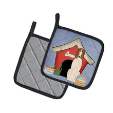 Load image into Gallery viewer, Dog House Collection Borzoi Pot Holders - Set of 2 - Heat-Resistant Kitchen Essentials BB2777PTHD