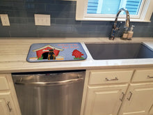 Load image into Gallery viewer, Dog House Collection Manchester Terrier Dish Drying Mat – Absorbent, Artistic Kitchen Essentials BB2782DDM