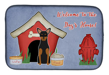 Load image into Gallery viewer, Dog House Collection Manchester Terrier Dish Drying Mat – Absorbent, Artistic Kitchen Essentials BB2782DDM
