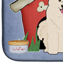 Load image into Gallery viewer, Dog House Collection Samoyed Dish Drying Mat – Absorbent, Artistic Kitchen Essentials BB2784DDM