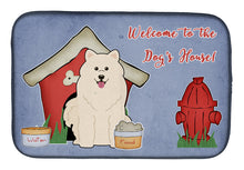 Load image into Gallery viewer, Dog House Collection Samoyed Dish Drying Mat – Absorbent, Artistic Kitchen Essentials BB2784DDM