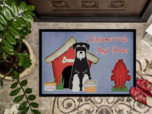 Load image into Gallery viewer, Dog House Collection Standard Schnauzer Salt and Pepper Doormat - 24x36 Decorative Floor Mat – Indoor/Outdoor Rug with Artistic Flair BB2787JMAT