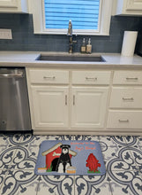 Load image into Gallery viewer, Dog House Collection Standard Schnauzer Salt and Pepper Machine Washable Memory Foam Mat BB2787RUG