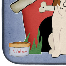 Load image into Gallery viewer, Dog House Collection Saint Bernard Dish Drying Mat – Absorbent, Artistic Kitchen Essentials BB2789DDM
