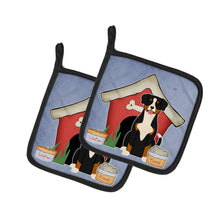 Load image into Gallery viewer, Dog House Collection Entlebucher Pot Holders - Set of 2 - Heat-Resistant Kitchen Essentials