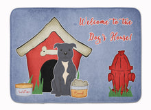 Load image into Gallery viewer, Dog House Collection Staffordshire Bull Terrier Blue Machine Washable Memory Foam Mat BB2800RUG