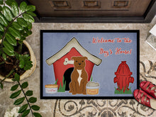 Load image into Gallery viewer, Dog House Collection Staffordshire Bull Terrier Brown Doormat - 24x36 Decorative Floor Mat – Indoor/Outdoor Rug with Artistic Flair BB2801JMAT