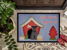 Load image into Gallery viewer, Dog House Collection Miniature Schanuzer Black Doormat - 24x36 Decorative Floor Mat – Indoor/Outdoor Rug with Artistic Flair BB2805JMAT