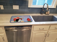 Load image into Gallery viewer, Dog House Collection Miniature Schanuzer Salt and Pepper Dish Drying Mat – Absorbent, Artistic Kitchen Essentials BB2808DDM
