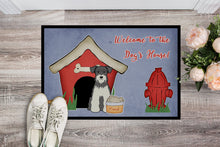 Load image into Gallery viewer, Dog House Collection Miniature Schanuzer Salt and Pepper Doormat - 24x36 Decorative Floor Mat – Indoor/Outdoor Rug with Artistic Flair BB2808JMAT