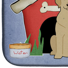 Load image into Gallery viewer, Dog House Collection Yellow Labrador Dish Drying Mat – Absorbent, Artistic Kitchen Essentials BB2809DDM