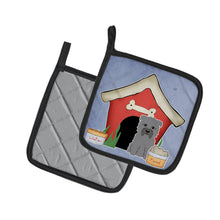 Load image into Gallery viewer, Dog House Collection Glen of Imal Grey Pot Holders - Set of 2 - Heat-Resistant Kitchen Essentials