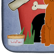 Load image into Gallery viewer, Dog House Collection Irish Setter Dish Drying Mat – Absorbent, Artistic Kitchen Essentials BB2818DDM