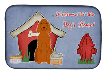 Load image into Gallery viewer, Dog House Collection Irish Setter Dish Drying Mat – Absorbent, Artistic Kitchen Essentials BB2818DDM