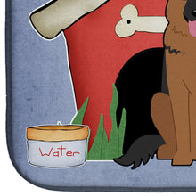 Load image into Gallery viewer, Dog House Collection German Shepherd Dish Drying Mat – Absorbent, Artistic Kitchen Essentials BB2821DDM