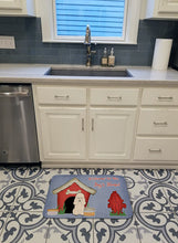 Load image into Gallery viewer, Dog House Collection Poodle White Machine Washable Memory Foam Mat BB2824RUG